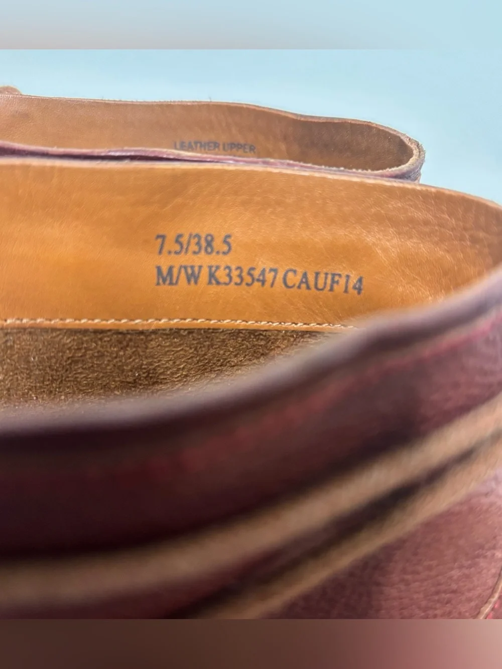 Kork Ease Kalpana Burgundy Leather Ankle Boots Size 7.5